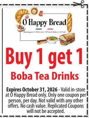 Buy 1 get 1 Boba Tea Drinks